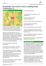 Grunnkart for arealregnskap (Testversjon 2)